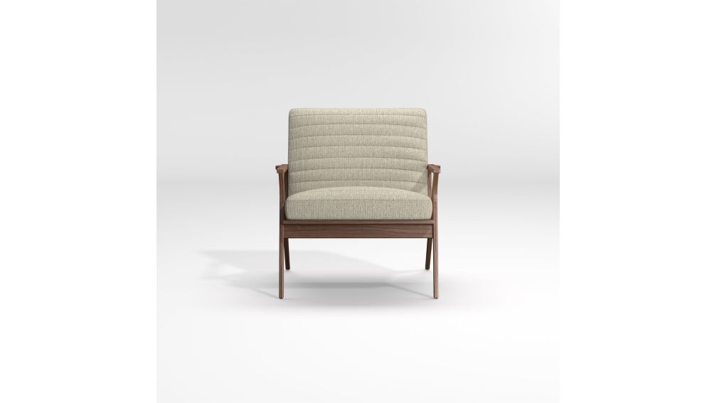 Cavett Channel Chair + Reviews Crate and Barrel Canada