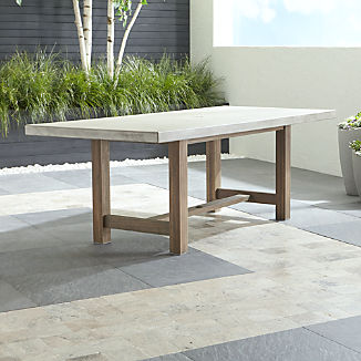 Durable Dining Tables Crate And Barrel Cayman Dining Table
