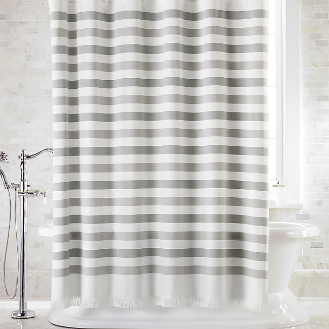 Shower Curtains Rings And Liners Crate Barrel