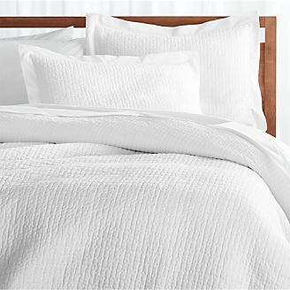 Celeste White Duvet Covers and Pillow Shams