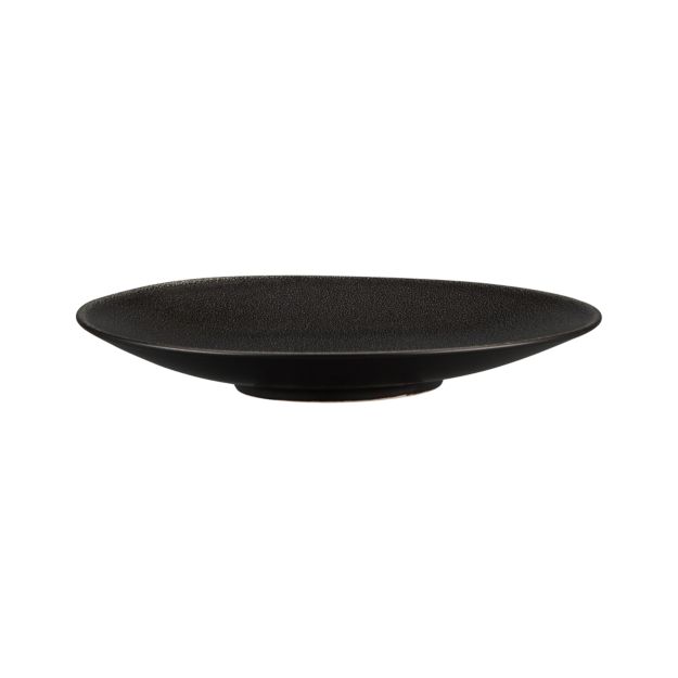 Jars Tourron Black Dinner Plate + Reviews Crate and Barrel