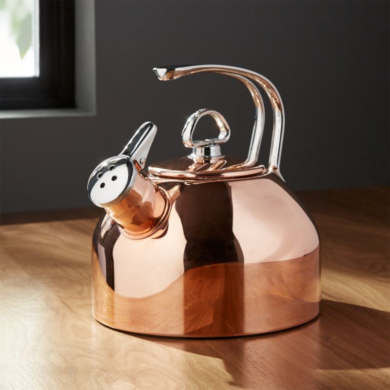 Chantal Classic Copper Tea Kettle + Reviews Crate and Barrel