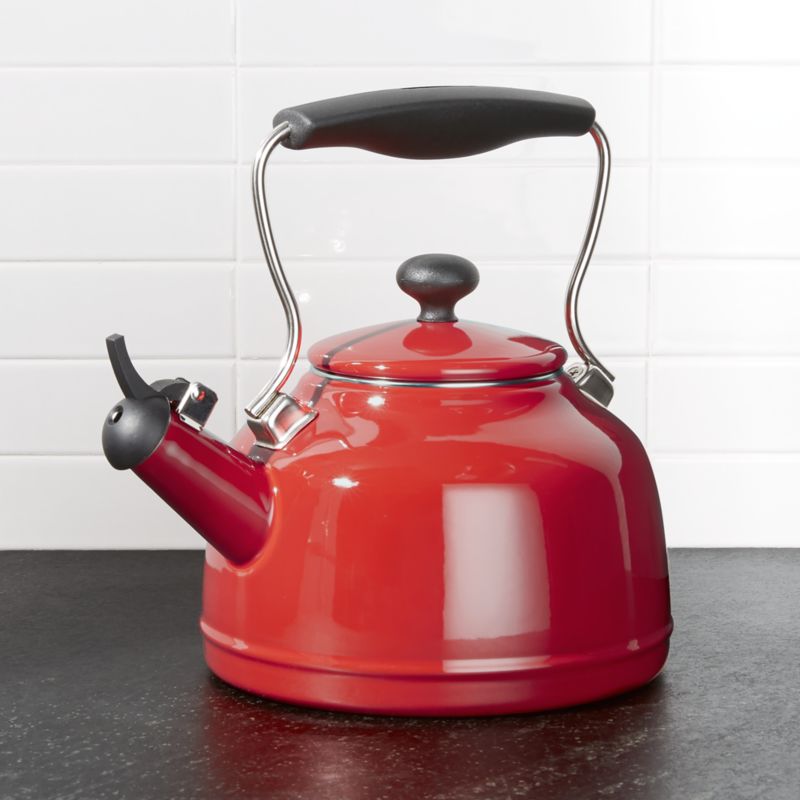 red tea kettle