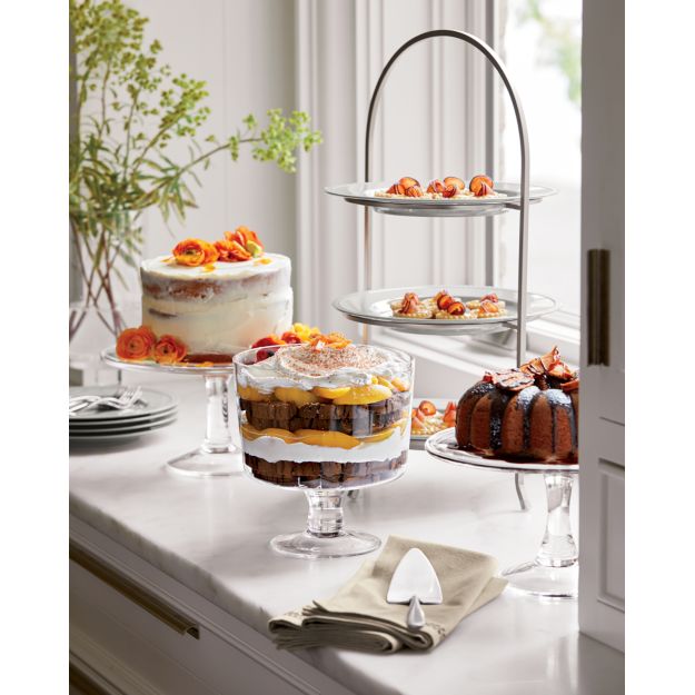 Pedestal Cake Plate in Specialty Serveware + Reviews Crate and Barrel