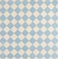 Checkerboard Blue Wool Kids 12"x18" Rug Swatch