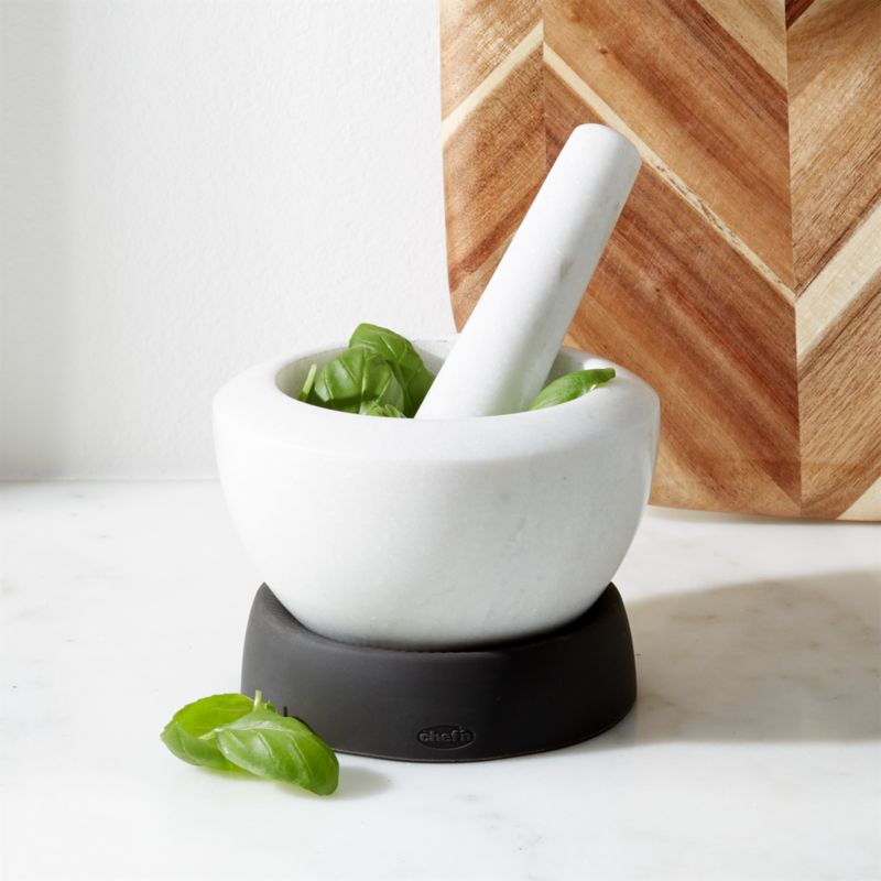 Chef'n Adjustable Marble Mortar and Pestle Crate and Barrel