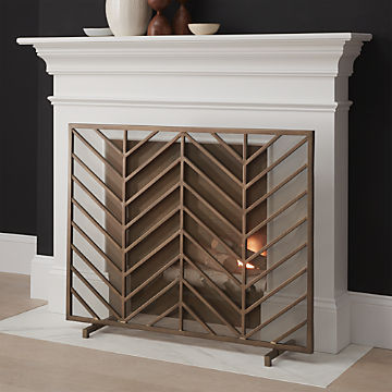 Fireplace Screens Tools And Accessories Crate And Barrel