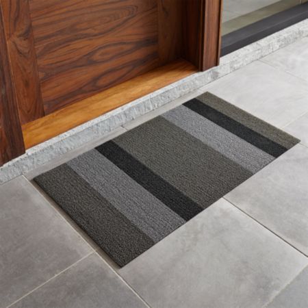 Chilewich Silver Black Striped 20 X36 Doormat Reviews Crate