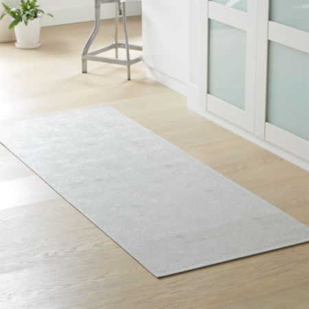 Chilewich Mosaic Grey Woven Floormat 26 X72 Reviews Crate And