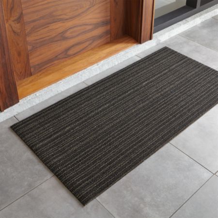 Chilewich Steel Striped 24 X48 Doormat