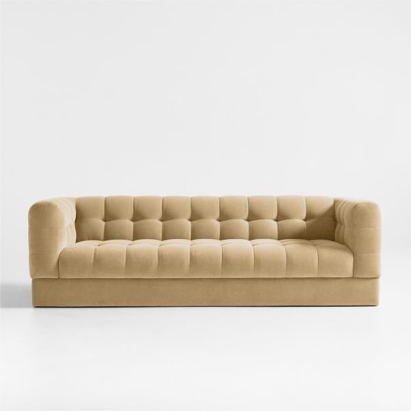 Chiltern Velvet Tufted Sofa 94