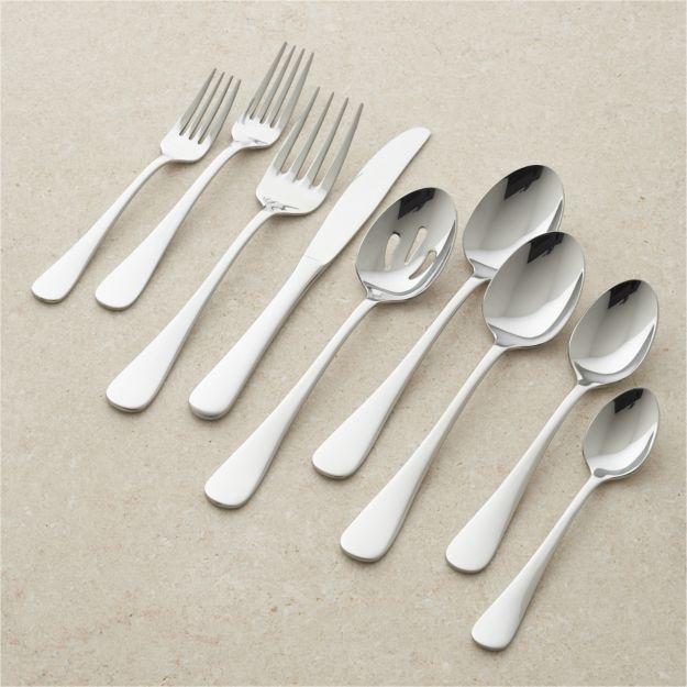 Cirrus 52Piece Flatware Set + Reviews Crate and Barrel