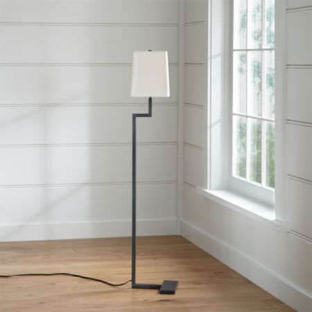 Clare Antiqued Bronze Floor Lamp Reviews Crate And Barrel