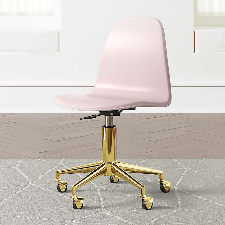 pink desk and chair set