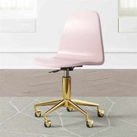 Kids Pink And Gold Desk Chair Reviews Crate And Barrel Canada