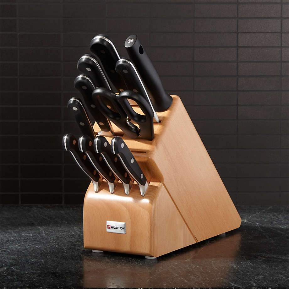 Wüsthof Classic 12Piece Knife Block Set Crate and Barrel Canada