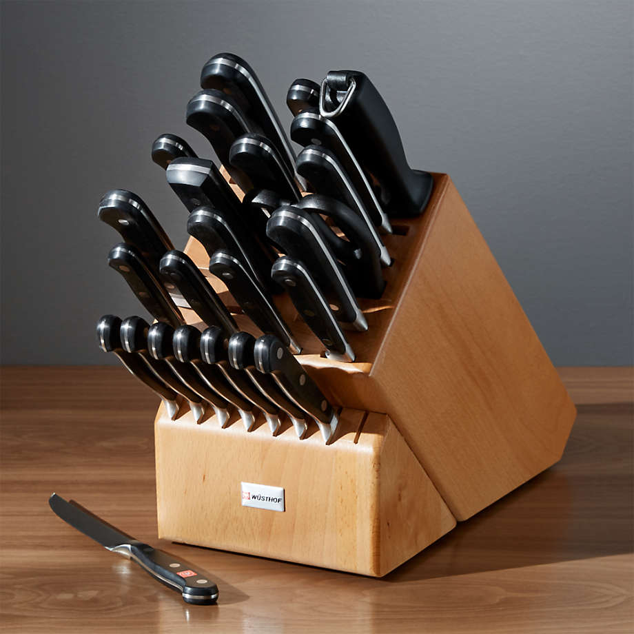 Wüsthof Classic 26Piece Knife Block Set Crate and Barrel