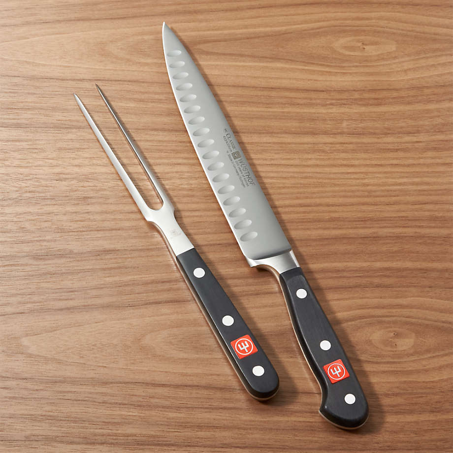 Wusthof Classic Carving Set + Reviews Crate and Barrel