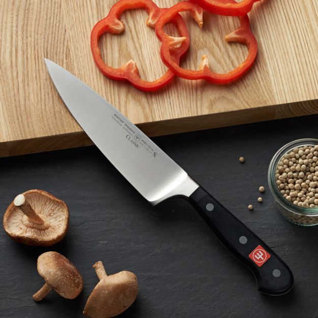 Wüsthof Classic 6" Chef's Knife + Reviews Crate and Barrel