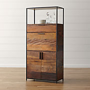 Bar Cabinets And Carts Home Bar Storage Crate And Barrel