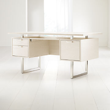 White Desks Crate And Barrel