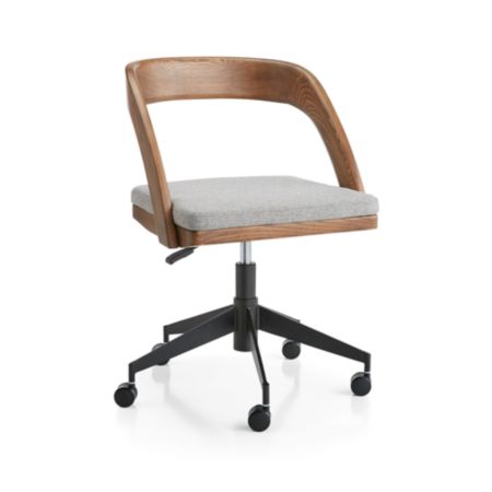 Clyne Wooden Office Chair Crate And Barrel