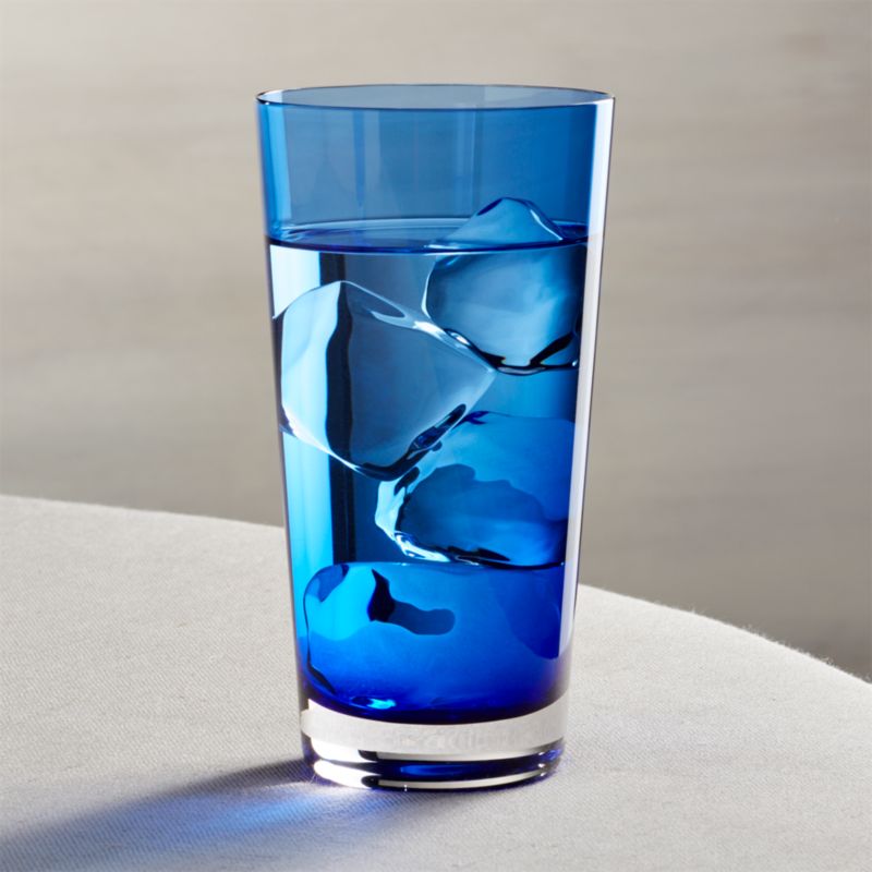 Cobalt Highball Glass Crate and Barrel