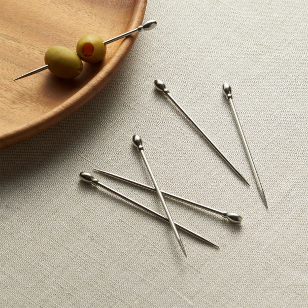 Set of 6 Cocktail Picks + Reviews Crate and Barrel