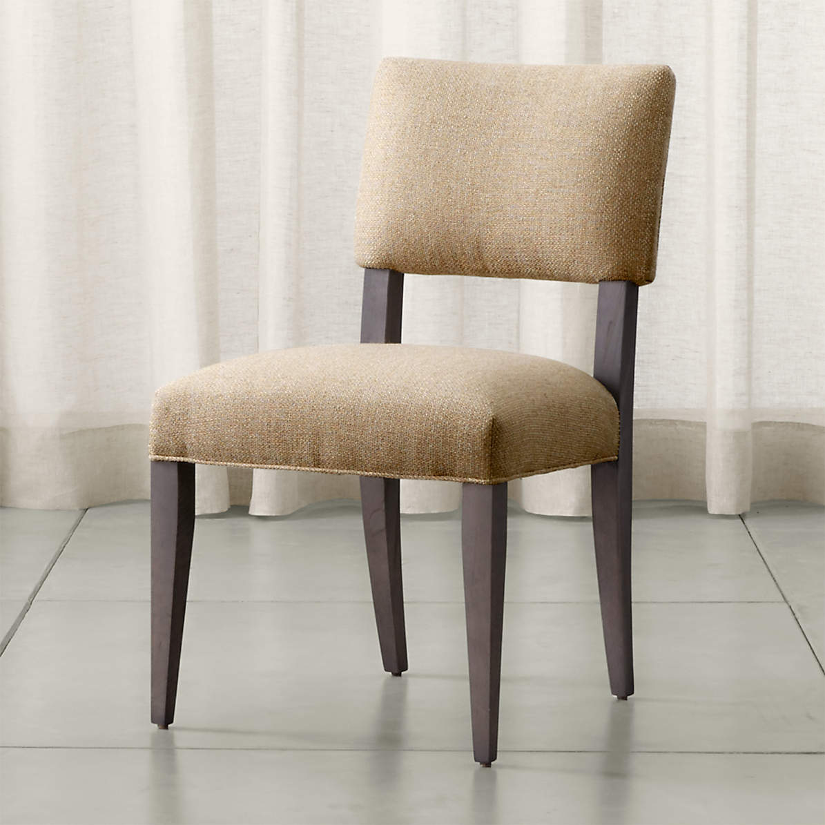 cody upholstered dining chair  reviews  crate and barrel