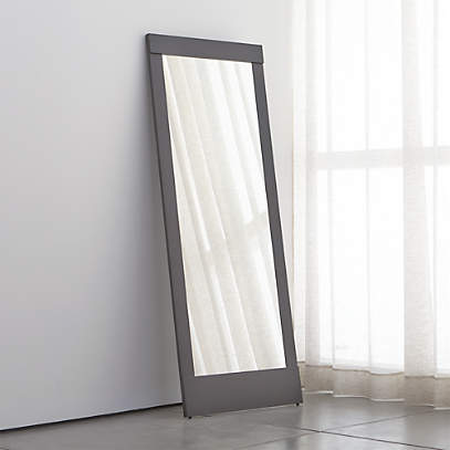 Colby Gunmetal Floor Mirror Reviews Crate And Barrel Canada