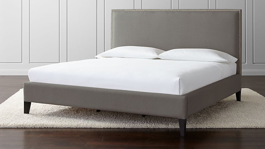 Cb2 Free Shipping >> Cole King Upholstered Bed + Reviews | Crate and Barrel Cb2 Free Shipping >> Cole King Upholstered Bed + Reviews | Crate and Barrel