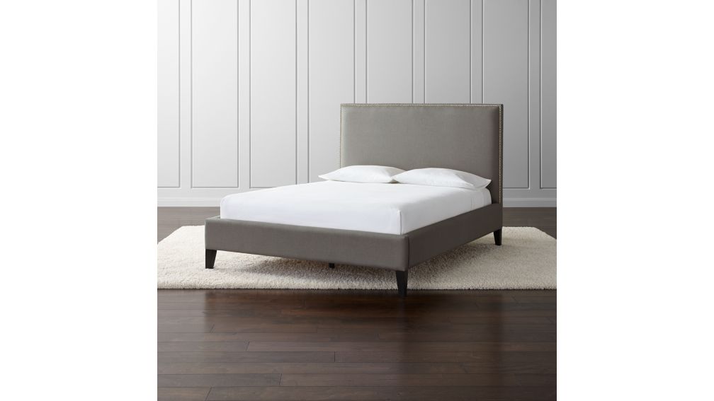 Cole Upholstered Bed | Crate and Barrel