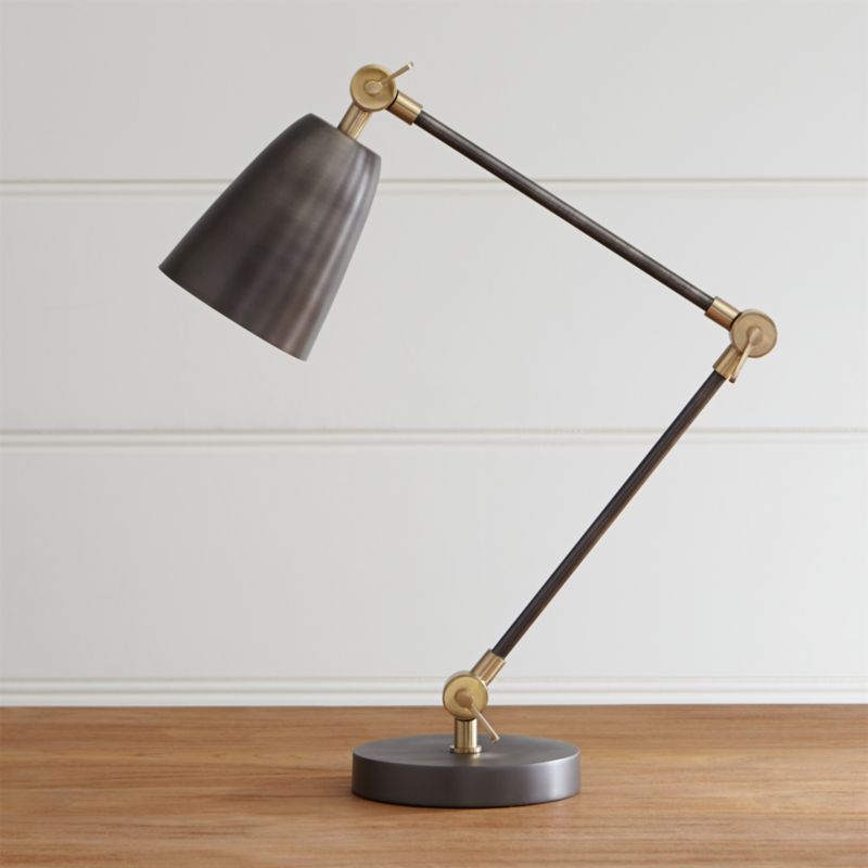 Cole Stainless Steel Desk Lamp Reviews Crate And Barrel
