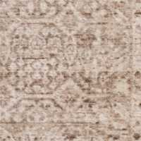 Colesbourne Wool Blend Traditional Handwoven Brown Rug Swatch 12"x18"
