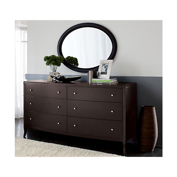 Colette Oval Mirror Reviews Crate And Barrel