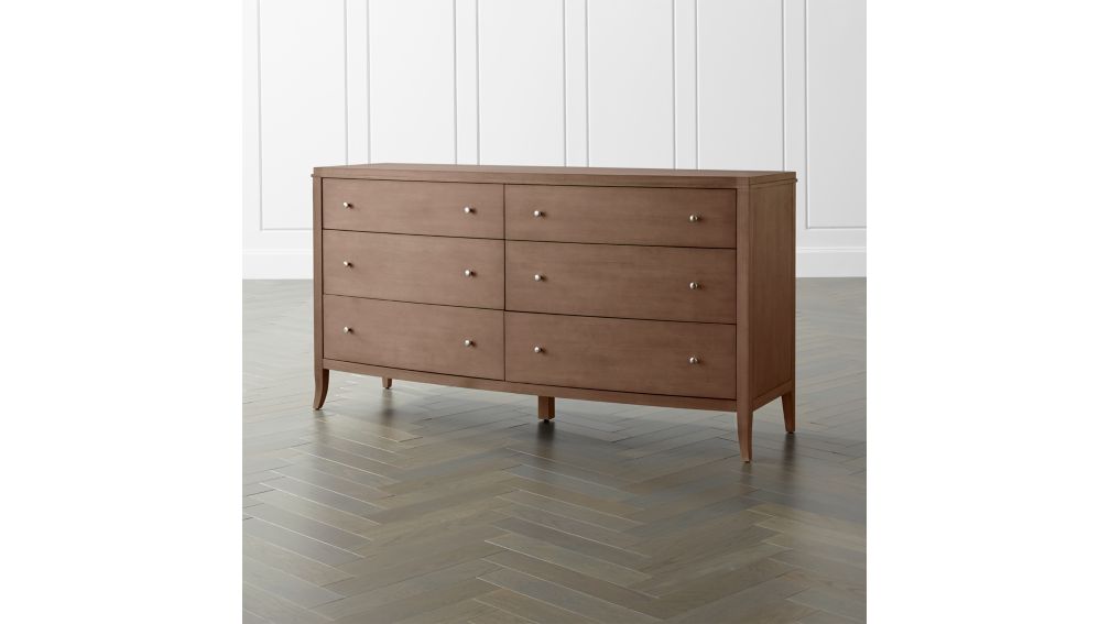 Colette Driftwood 6Drawer Dresser + Reviews Crate and Barrel