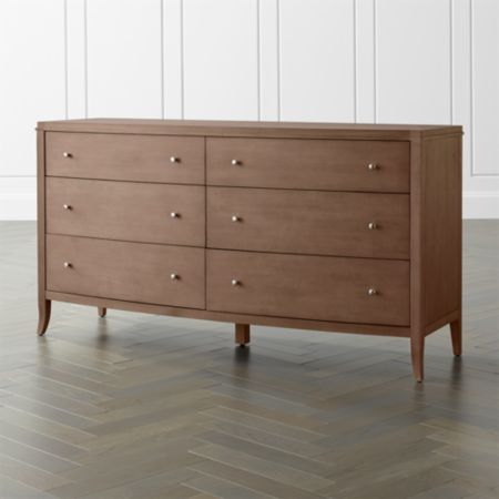 Colette Driftwood 6 Drawer Dresser Reviews Crate And Barrel