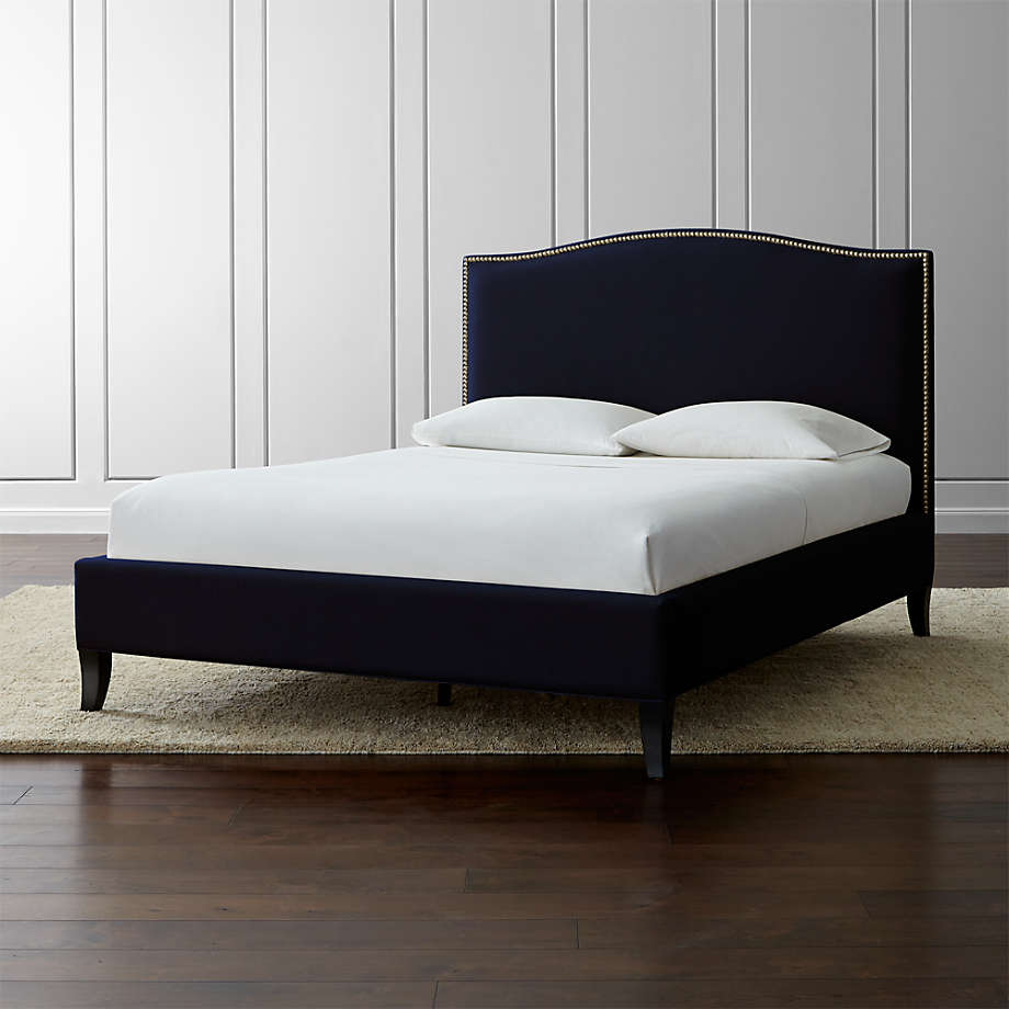 Colette Queen Bed + Reviews Crate and Barrel