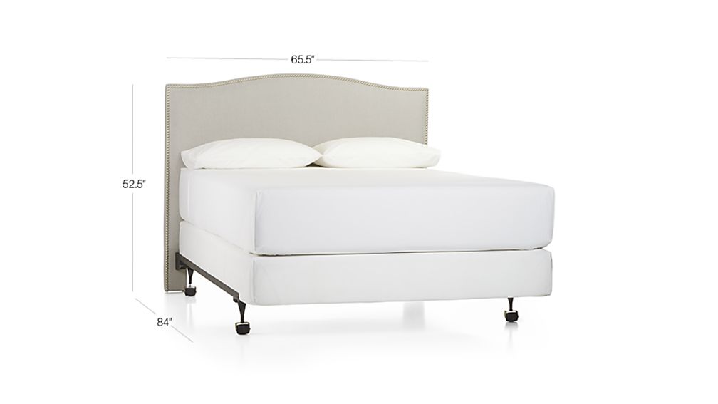 Colette Upholstered Weaved Headboard Crate and Barrel