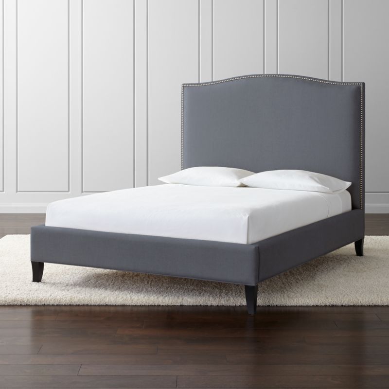 Colette Queen Upholstered Bed 60" Crate and Barrel
