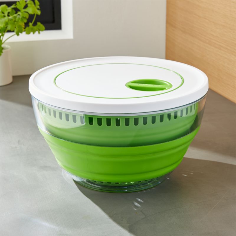 Collapsible Salad Spinner | Crate and Barrel