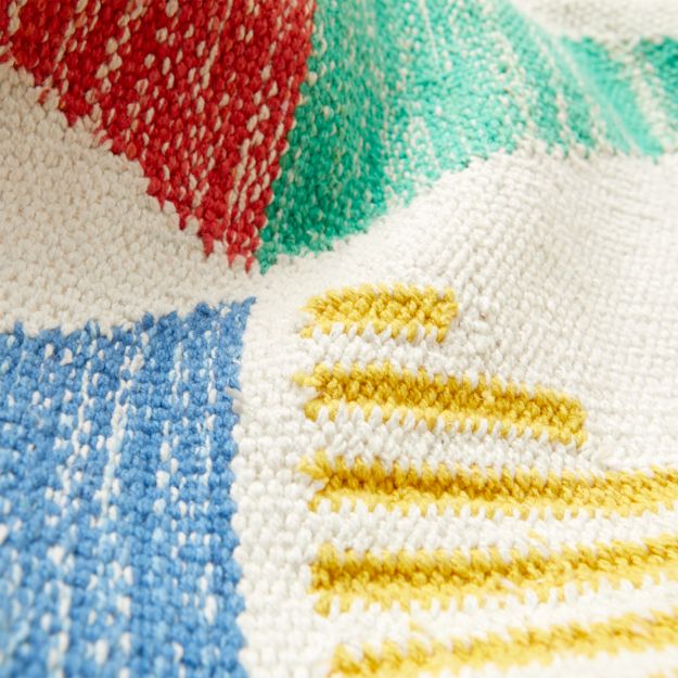 Colorful Triangle 8 x 10' Rug Crate and Barrel