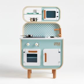 Image of Janod Cooker Reverso Wooden Kids Kitchen Playset