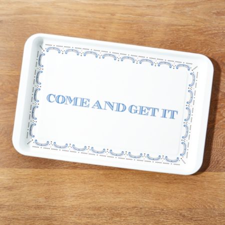 Cookout Enamel Serving Tray