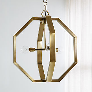 Antique Ceiling Lighting Crate And Barrel Cooper Antique Br Chandelier
