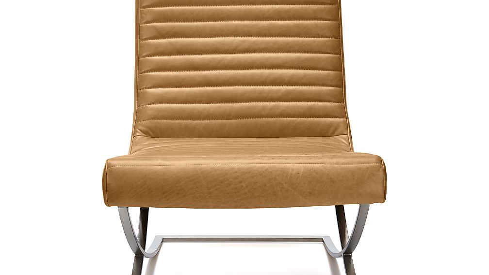 Armless Leather Chairs cooper armless leather chair | crate and barrel Armless Leather Chairs cooper armless leather chair | crate and barrel