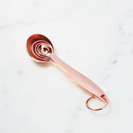 Copper Measuring Spoons Set Of 4 Reviews Crate And Barrel