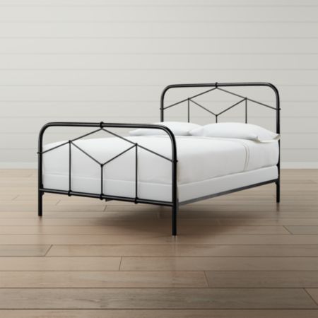 Cora Black Iron Bed