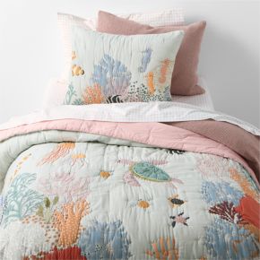 Image of Coral Reef Dreams Kids Twin Quilt