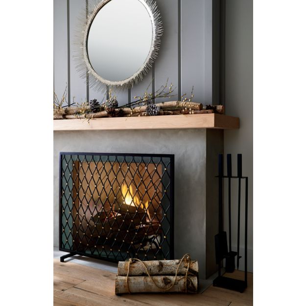 Black Fireplace Tools Crate and Barrel